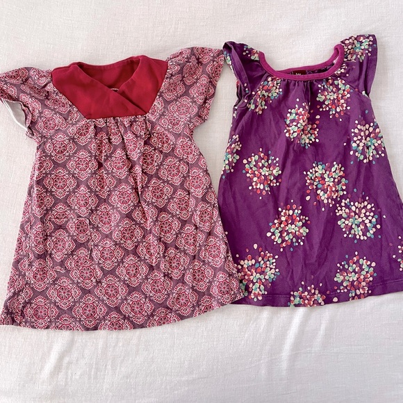 Tea Collection Other - Tea Collection baby girl summer dress bundle of 2, 100% cotton, size 12-18m